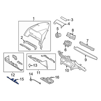 Toyota OE - Left Instrument Panel Trim Panel