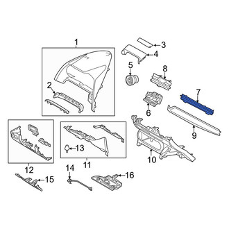 Toyota OE - Right Instrument Panel Molding