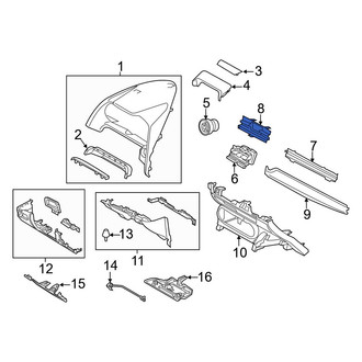 Toyota OE - Left Instrument Panel Molding