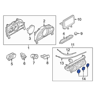 Toyota OE - HVAC Heater Control Knob