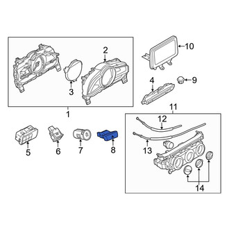 Toyota OE - Hazard Warning Switch