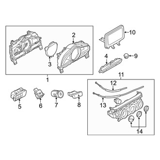 Toyota OE - Instrument Panel - Cluster & Switches