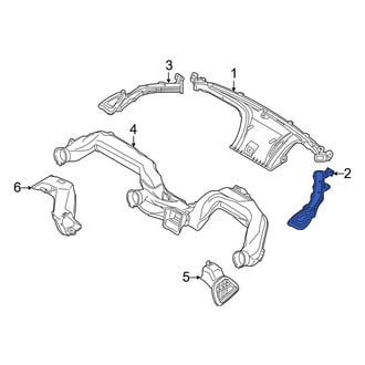 Toyota OE - Right Upper Instrument Panel Air Duct