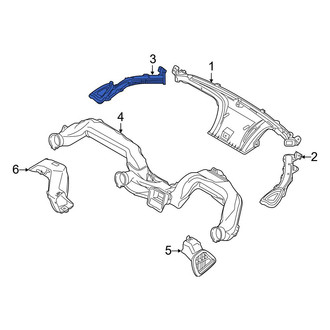 Toyota OE - Right Upper Instrument Panel Air Duct