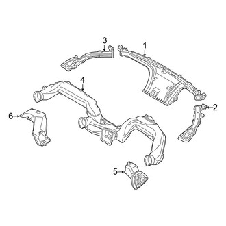 Toyota OE - Instrument Panel - Ducts