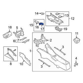 Toyota OE - 12 Volt Accessory Power Outlet Cover