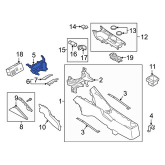 Toyota OE - Front Console Trim Panel