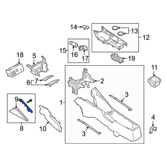 Toyota OE - Left Console Trim Panel