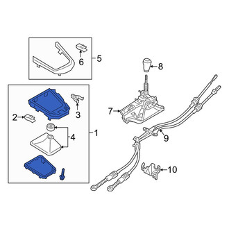 Toyota OE - Automatic Transmission Shift Cover Plate