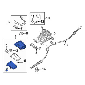 Toyota OE - Automatic Transmission Shift Cover Plate