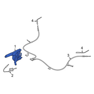 Toyota OE - Parking Brake Pedal Release Handle