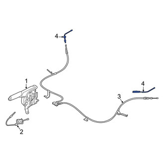 Toyota OE - Rear Parking Brake Cable