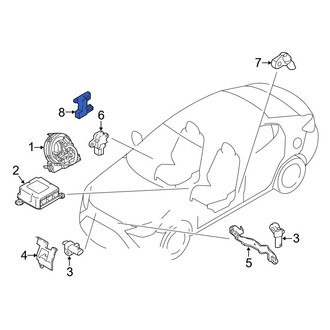 Toyota OE - Front Left Seat Track Position Sensor