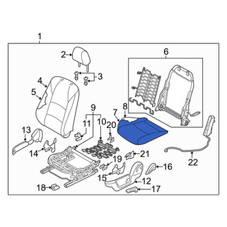Toyota OE - Rear Seat Cover