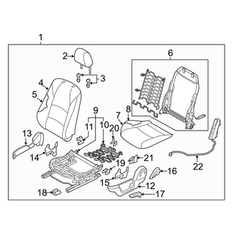 Toyota OE - Front Left Seat