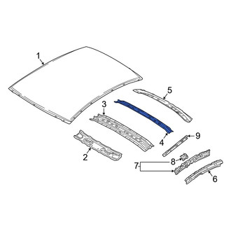 Toyota OE - Rear Roof Bow