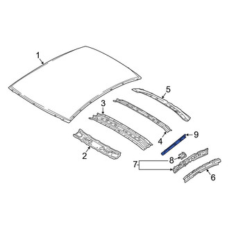 Toyota OE - Left Roof Panel Reinforcement