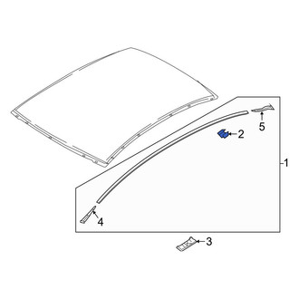 Toyota OE - Roof Drip Molding Clip