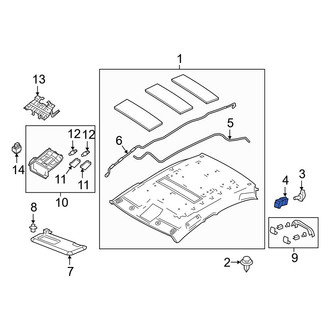 Toyota OE - Coat Hook Bracket