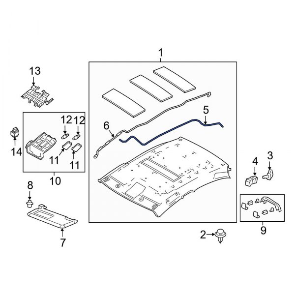 Headliner Wiring Harness