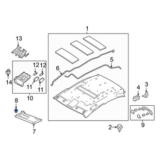Toyota OE - Sun Visor Holder