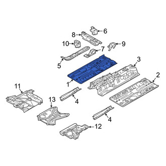 Toyota OE - Front Right Floor Pan