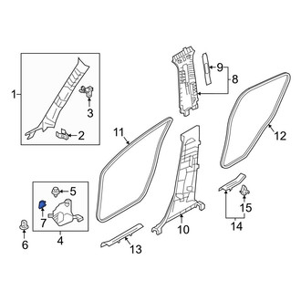 Toyota OE - Left Fuse Box Cover