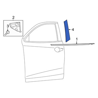 Toyota OE - Front Left Door Applique
