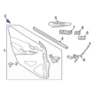 Toyota OE - Trunk Trim Scuff Plate Clip