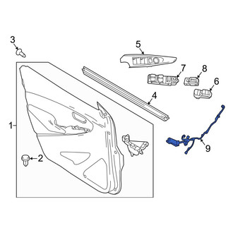 Toyota OE - Front Left Door Wiring Harness