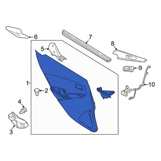 Toyota OE - Rear Left Inner Door Interior Trim Panel