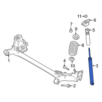 Toyota OE - Rear Suspension Shock Absorber