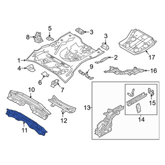 Toyota OE - Rear Center Floor Pan Crossmember