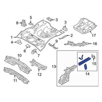 Toyota OE - Rear Right Frame Side Member