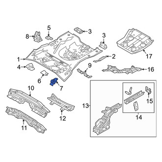 Toyota OE - Seat Belt Lap and Shoulder Belt Bracket