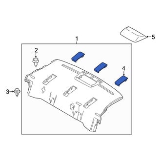 Toyota OE - Child Restraint Anchor Plate Bezel