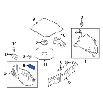 Toyota OE - Rear Left Tail Light Access Cover