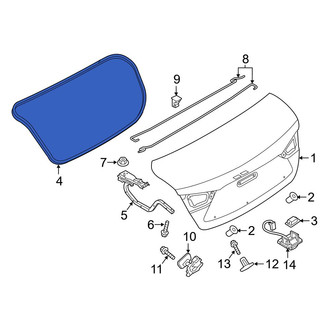 Toyota OE - Rear Deck Lid Seal