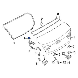 Toyota OE - Battery Hold Down Nut