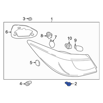 Toyota OE - Tail Light Clip