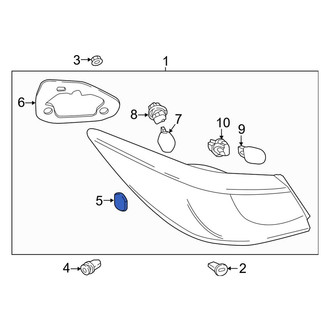 Toyota OE - Tail Light Assembly Insulator