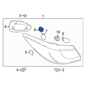 Toyota OE - Tail Light Socket