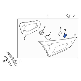 Toyota OE - Back Up Light Assembly Insulator