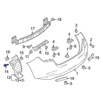 Toyota OE - Bumper Splash Shield Screw