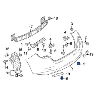 Toyota OE - Fuel Tank Shield Clip