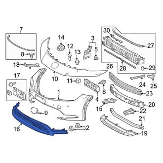 Toyota OE - Front Lower Grille