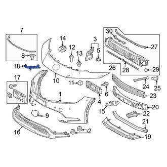 Toyota OE - Front Left Fog Light Cover