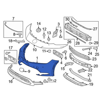 Toyota OE - Front Lower Bumper Cover