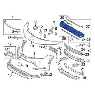 Toyota OE - Front Radiator Shutter Assembly