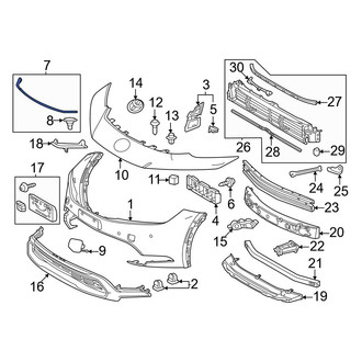 Toyota OE - Front Hood Seal